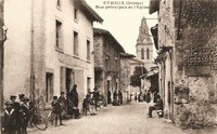 Eymeux - Rue Principale et L'Église