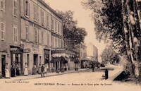Avenue de la Gare prise du levant