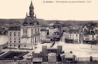 Place Galignani, vue prise des Moulins