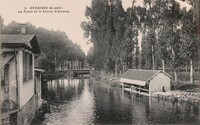 Étréchy - La Juine et le Lavoir d'Auvers