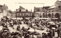 La Place Rotron un jour de Marché