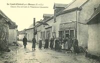 Le Luat-Clairet - Grande Rue et Café de L'Ancienne Chaumière
