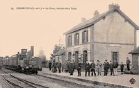 La Gare -Arrivée d'un Train