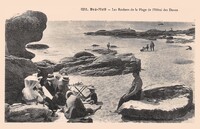 Les Rochers de la Plage de L'Hôtel des Dunes