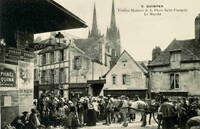 Vieilles Maison de la Place  Saint  François. Le Marché