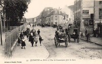 Route  et Rue de Concarneau près de la Gare