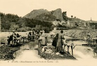 Blanchisseuses sur les Bords du Gardon