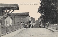 Barcelonne-du-Gers - Pont du Moulin et Rue de la Gare