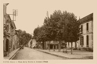 Place de la Mairie et Avenue d'Auch