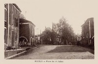 Pujols - Place du 14 Juillet