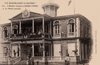 L'Escadre française à Basse-Terre -La Mairie