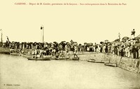 Départ de Mr Grodet , Gouverneur de la Guyanne