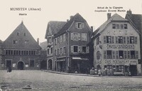 Munster - Mairie , Hôtel de la Cigogne