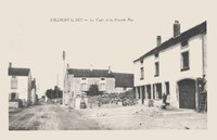 Villiers-le-Sec - Le Café et la Grande Rue