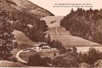 Abondance - La cote de Fremoux et Pension de l'Ermitage