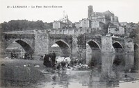 Le Pont Saint-Etienne --Lavandières