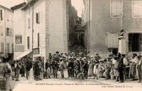 Place du Marché - Arrivée des Chasseurs