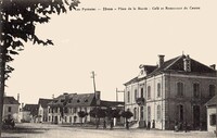 Ibos - Place de la Mairie et Restaurant du Centre