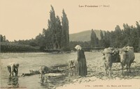 Un Bord de Garonne  -Lavandières