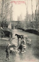 Pont et Bords de la Baïse - Lavandière