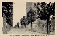 Boulevard  de Vanves . Avenue de la Paix