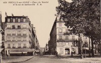 Place du Marché et la rue de Sablonville