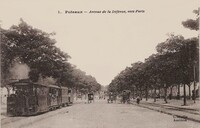 Avenue de la Défense, vers Paris