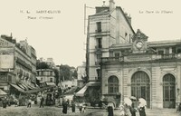Place d'Armes .La Gare de l'Ouest