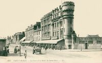 La Gare et la route de Saint-Malo
