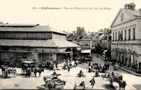 Place de L'Hôtel de Ville -Côté des Halles