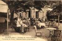 Anthon - Terrasse de l'Hôtel St Hubert