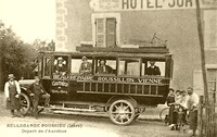 Bellegarde-Poussieu - Départ de L'Autobus