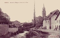 Cessieu - Entrée du Village en venant de la Tour