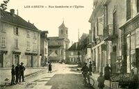 Rue Gambetta et L'Eglise