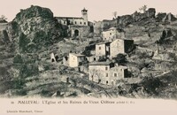 Malleval-en-Vercors - L'Eglise et les Ruines du Vieux Château