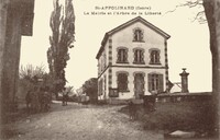 Saint-Appolinard - La Mairie et L'Arbre de la Liberté