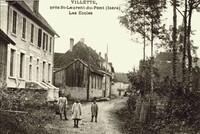 Près de St-Laurent-du-Pont. Les Écoles