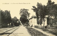La Gare et la Voie du Chemin dde Fer