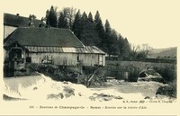 Scieries sur la rivière d'Ain