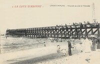Capbreton - Baignade au pied de l'Estacade