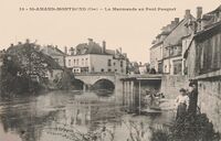 SAINT-ARMAND-MONTROND  - La Marmande au Pont Pasquet - Lavandières