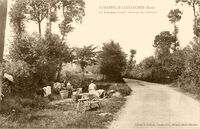 CORNEVILLE les CLOCHES  - La Fontaine-Noyé - Groupe de Laveuses