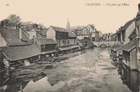 CHARTRES  - Vue prise sur L'Eure -Lavoirs
