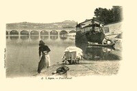 AGEN - Pont-Canal - Lavandière