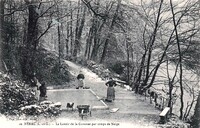 NÉRAC - Le Lavoir de la Garenne par temps de Neige -  Lavandières