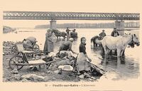 POUILYLY-sur-LOIRE  - A L'Abreuvoir - Lavandières