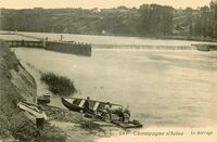 CHAMPAGNE-SUR-SEINE  -  Le Barrage - Lavandière