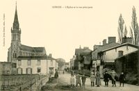 Gorges - L'Eglise et la Rue Principale