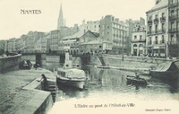 L'Erdre au pont de l'Hôtel de Ville
