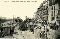 Quai de la Fosse, Station de la Bourse